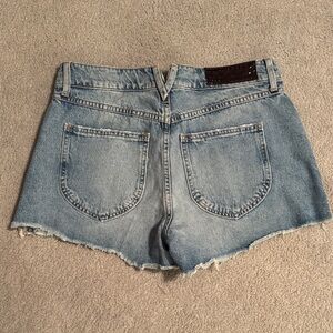 SPRWMN Classic Blue Jean Shorts for Women 27